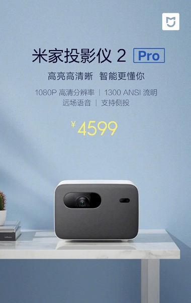 Проектор Xiaomi Mijia Projector 2 Pro - фото 2